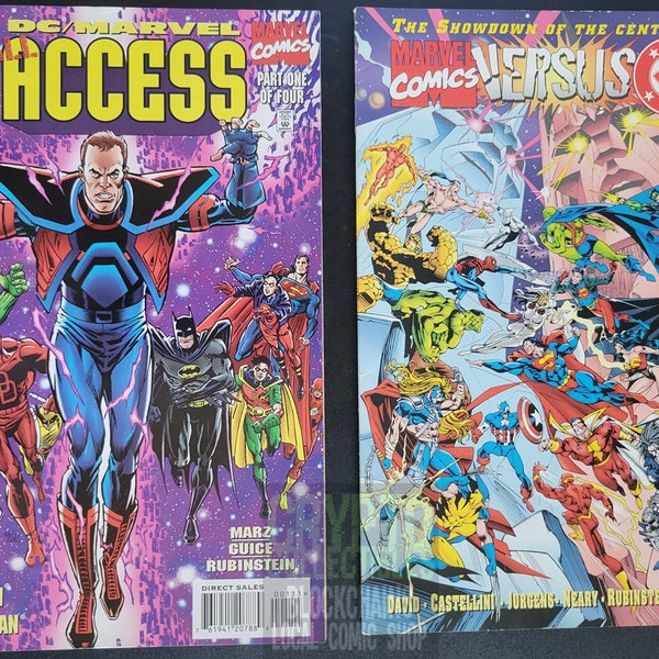 Marvel DC Crossover 12 Issue Lot (1996-1997) Comic Books