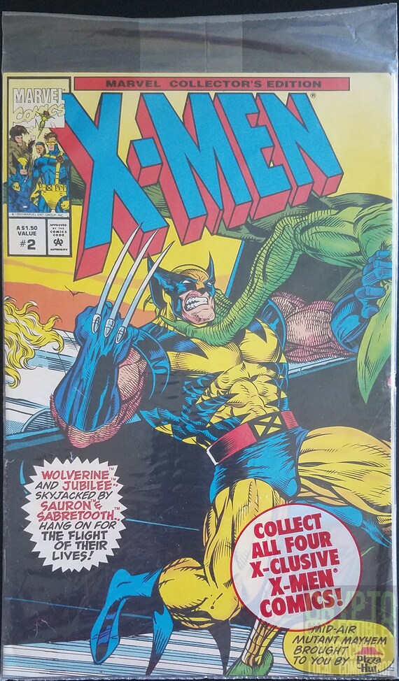 X-MEN PIZZA HUT MINI COMICS 2 NM GIVEAWAY PROMO RARE PROMOTIONAL X-MEN PIZZA HUT MINI COMICS 2 NM GIVEAWAY PROMO RARE PROMOTIONAL