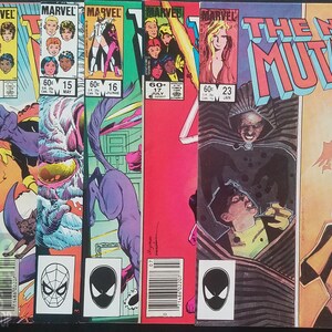 New Mutants 59 Issue Lot, Issue 1 Signed by Bob McLeod 1983-1991 Comic Books image 3