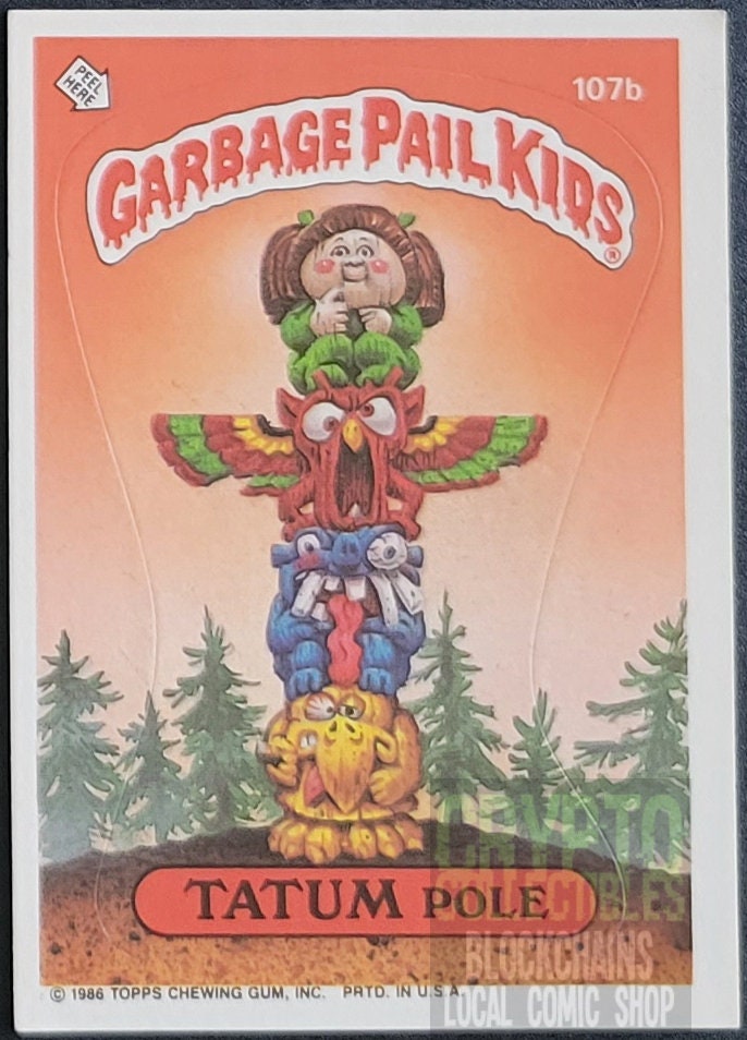 Garbage Pail Kids 4 Sticker Lot (1986) Stickers - Etsy