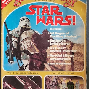 Science Fantasy Film Classics #1 featuring Star Wars (1977) Magazine