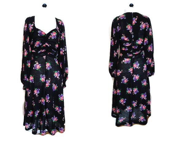 Vintage 1970s does 40s Fiorucci Dress with Sweethe