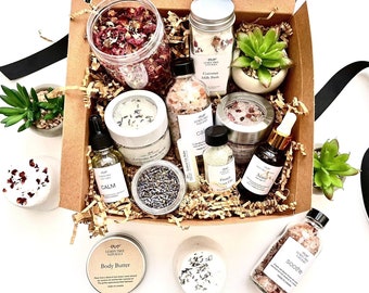 Build Your Own Gift Box | Self Care Gift Box, Mother’s Day Gift, Spa Gift for Mom, Birthday Gift Box for Women, Bridesmaids, Corporate Gift