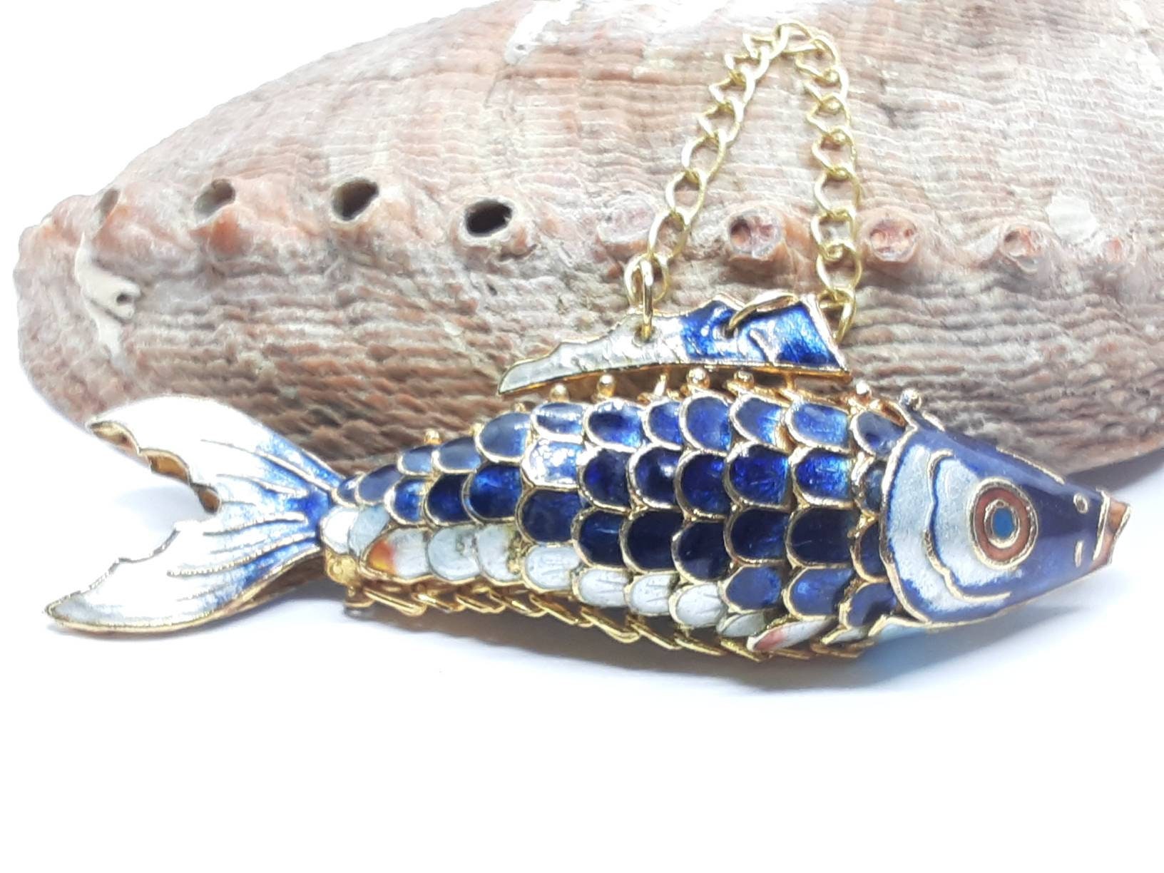 c1960 Articulated Fish Necklace – Erie Basin