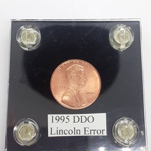 1995 DDO Lincoln Cent Error Coin