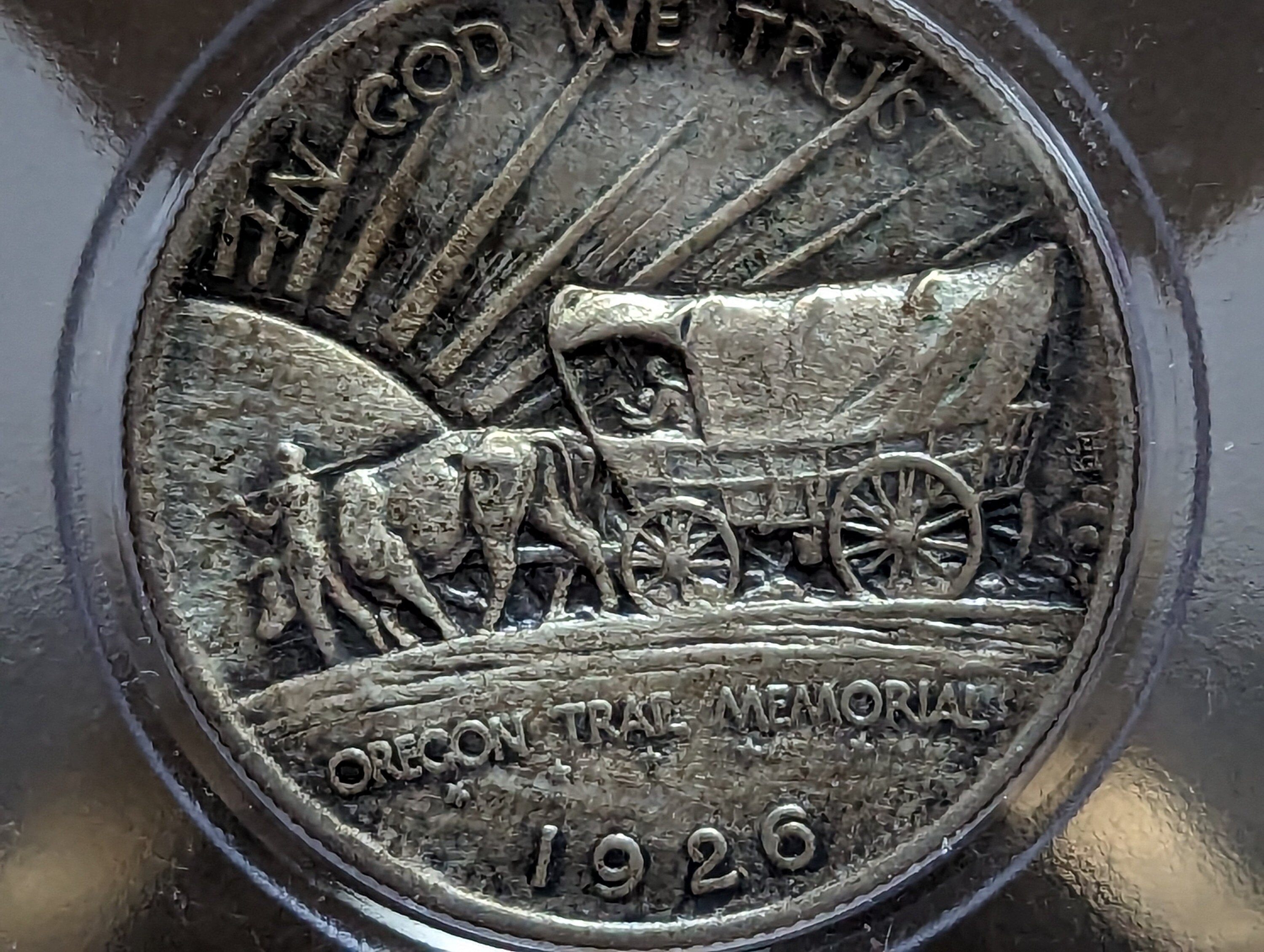 1926年オレゴントレイルハーフドル米国記念コイン - Etsy 日本