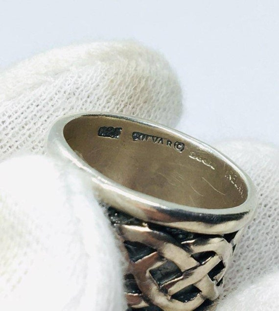 Genuine Bolvar Designer Sterling Silver Ring - image 9