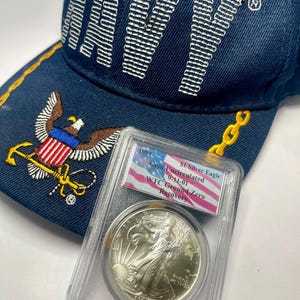 PCGS 1993 American Silver Eagle Gem Uncirculated WTC Ground Zero Recovery Coin