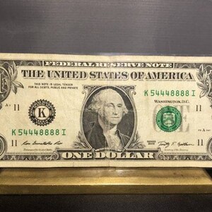 K Series Dollar Bill - Etsy