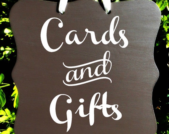 Cards and Gifts Sign, Weddings, Wedding Sign, Reception Sign, Baby Shower Sign, Anniversary Sign, Graduation Sign, Event Sign, Birthday Sign