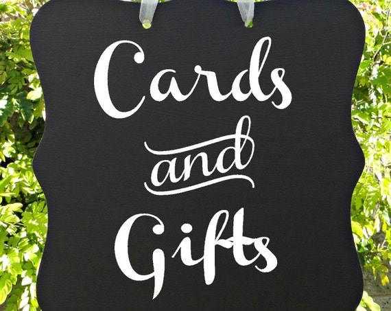 Cards and Gifts Sign, Weddings, Wedding Sign, Reception Sign, Baby Shower Sign, Anniversary Sign, Graduation Sign, Event Sign, Birthday Sign