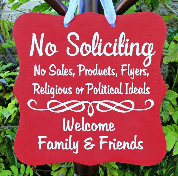 No Soliciting Sign, Welcome Sign, Family, Friends, Front Door Sign, Home Decor, Custom Wood Sign