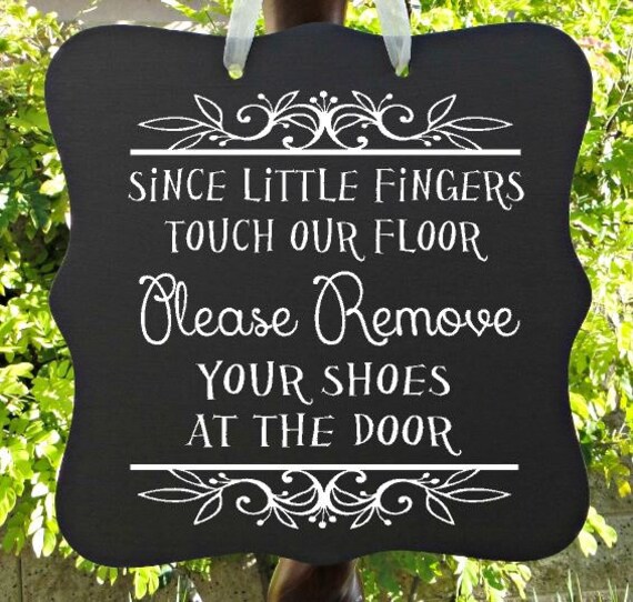 Please Remove Your Shoes, Home Decor, Welcome Sign, Daycare Sign
