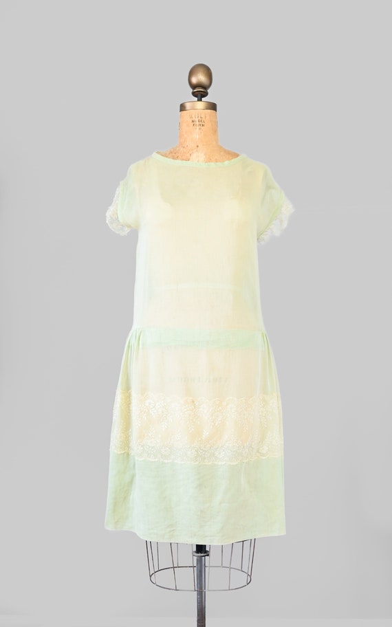 1920s Jade Dress - image 4