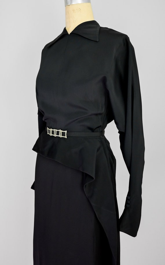 1930s Chiaroscuro Dress - image 3