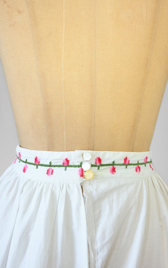 1950s Jardinaire Skirt - image 9