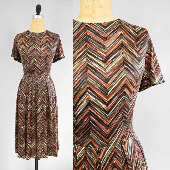 1960s Meander Dress - image 1