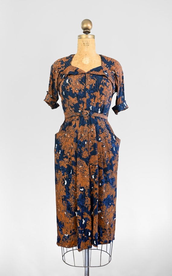 1940s Rouille Dress - image 2