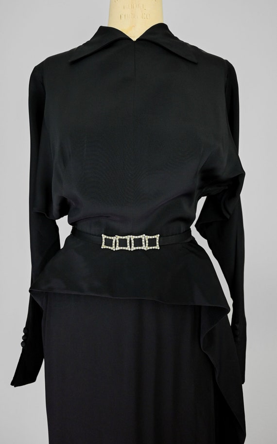 1930s Chiaroscuro Dress - image 5