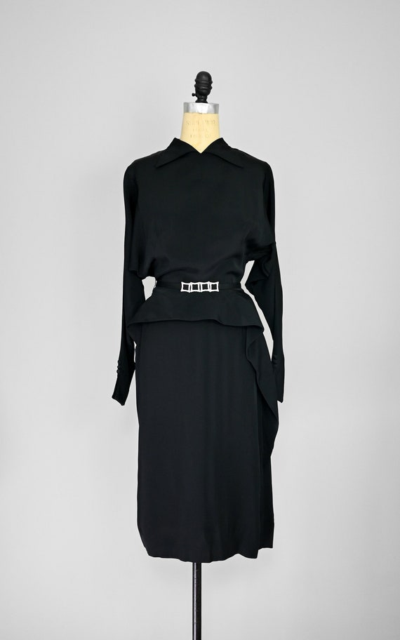 1930s Chiaroscuro Dress - image 2