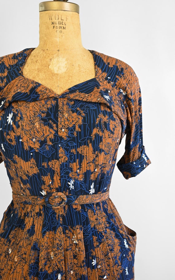 1940s Rouille Dress - image 3