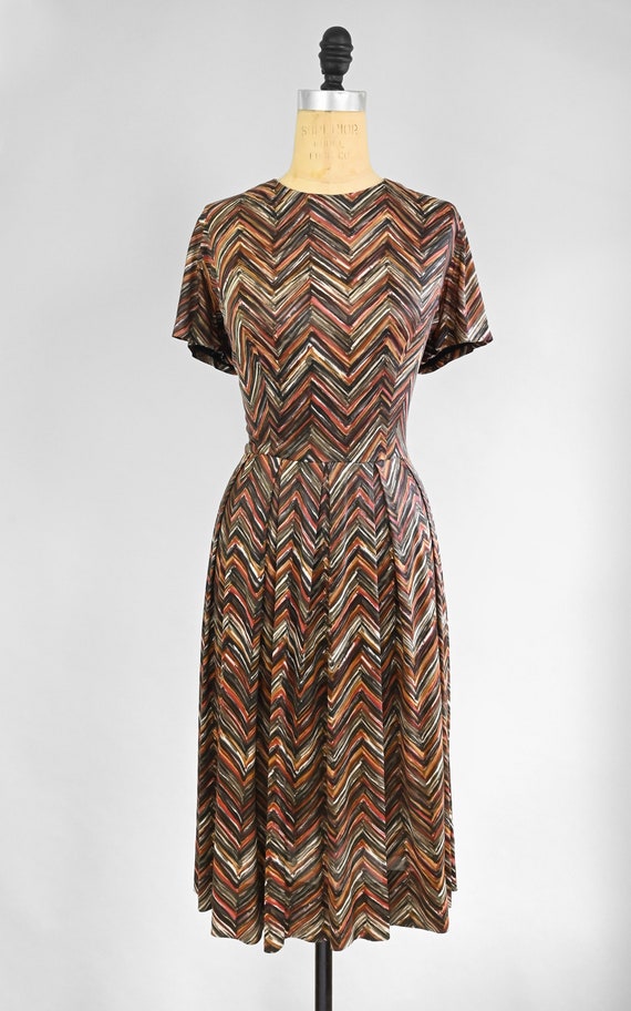 1960s Meander Dress - image 3