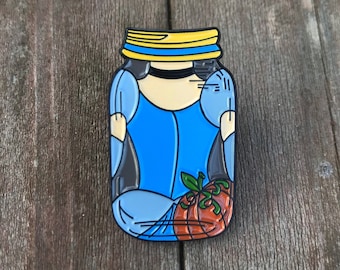 Cinderella Inspired Mason Jar Pin