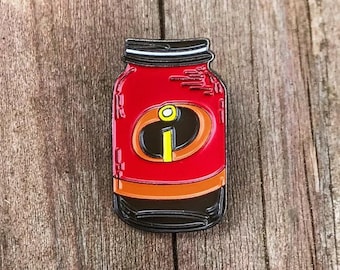 Incredibles Inspired Mason Jar Pin