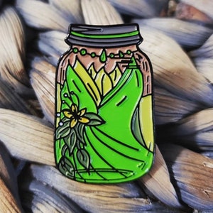 Tiana Inspired Mason Jar Pin