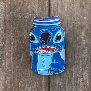 Stitch Inspired Mason Jar Pin