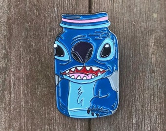 Stitch Inspired Mason Jar Pin