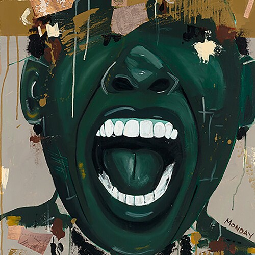 African American Art questions Canvas Print Etsy