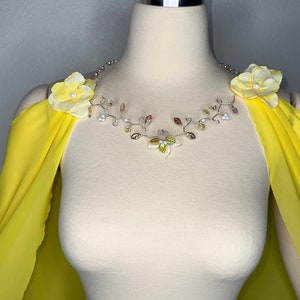 Yellow There Elven Cape - 2 Panels