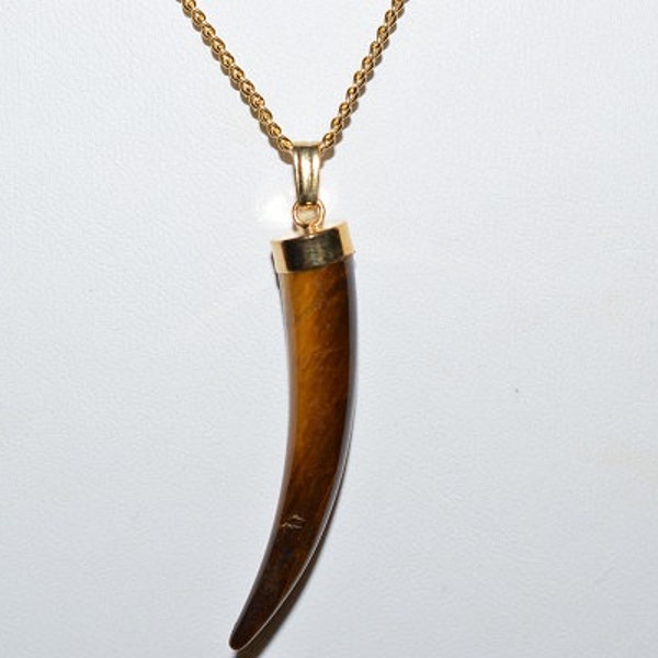 Neovision Tusk Necklace Antique Silver