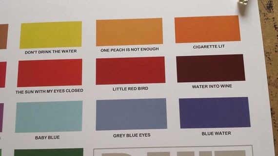 Matthews Color Chart