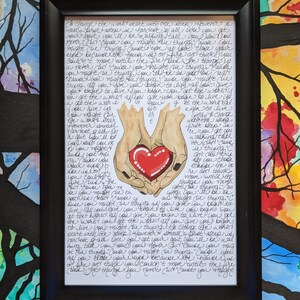 New! DMB "You Might Die Trying"  Lyric Art Print - Print of an Original Drawing - Lyric Art! - If You Give - In Stock!