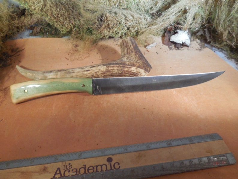 Satin Carving Knife 13 7.5 Cutting Edge Green Etsy