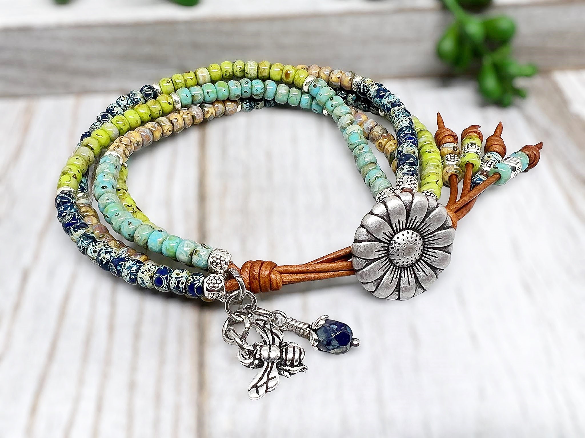 10 Lovely Seed Bead Bracelets - Renegade Handmade