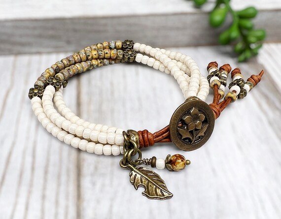 Leather wrap bracelets australia outlet