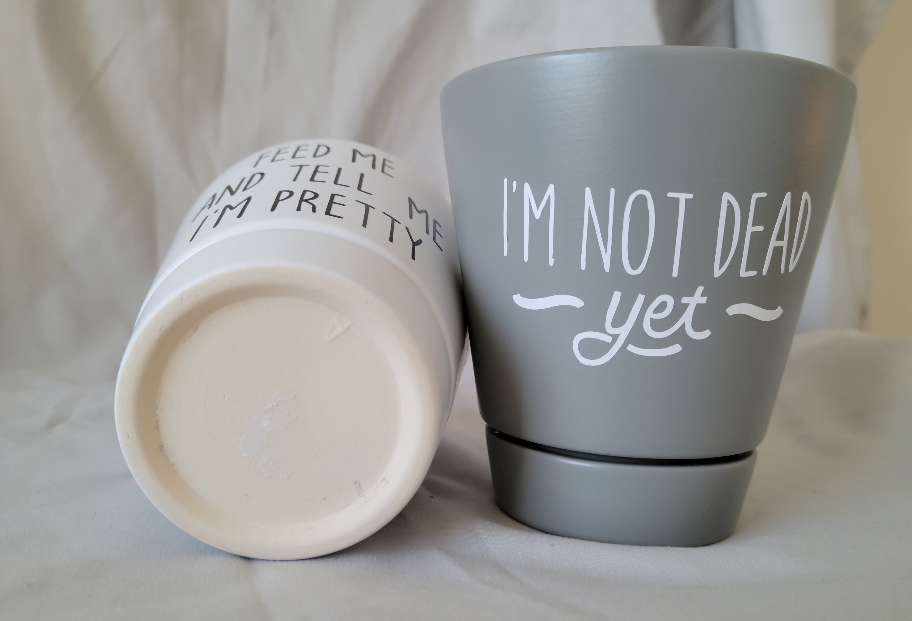 Flower Pot//Funny Flower Pot Sayings//Funny Planter//Funny Etsy