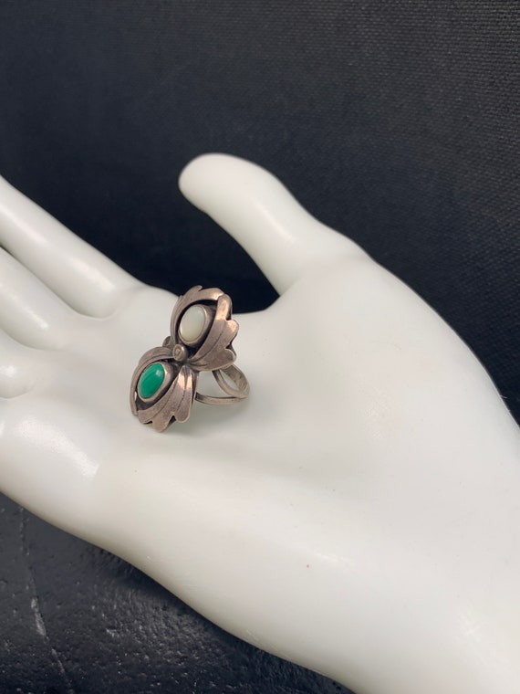 Native American Ring: Shadow Box Old Native Ameri… - image 5