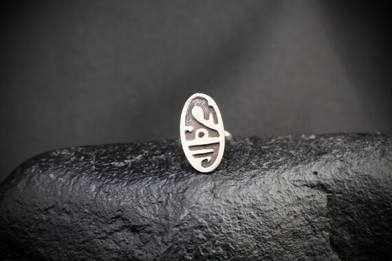 Silver, Native American, Ring: Abstract, sterling… - image 2