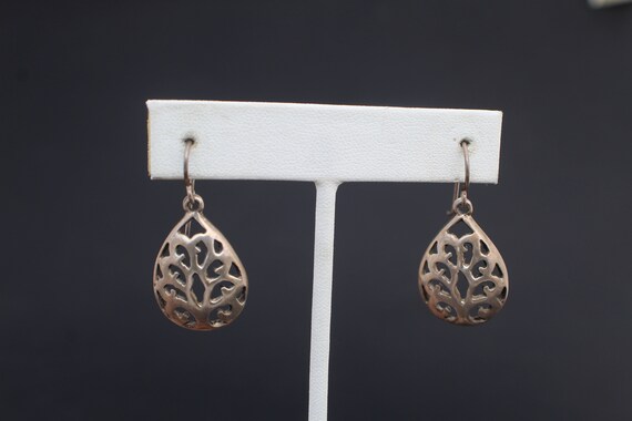 Silver Mid Century earrings: Vintage, antique, si… - image 5