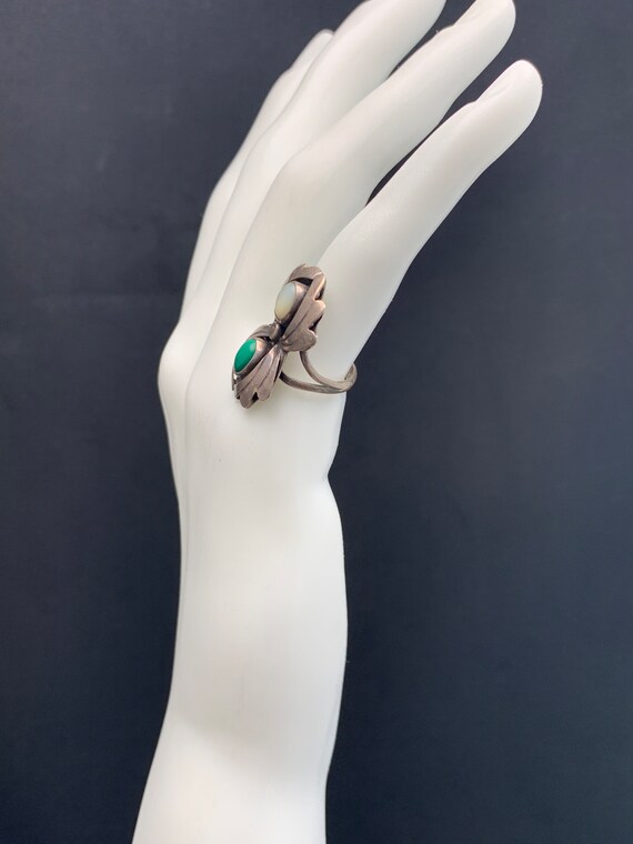 Native American Ring: Shadow Box Old Native Ameri… - image 10