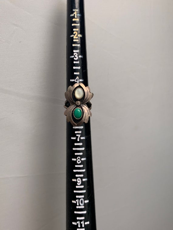 Native American Ring: Shadow Box Old Native Ameri… - image 9