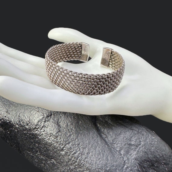Sterling Silver Cuff: Dramatic, sterling silver s… - image 4