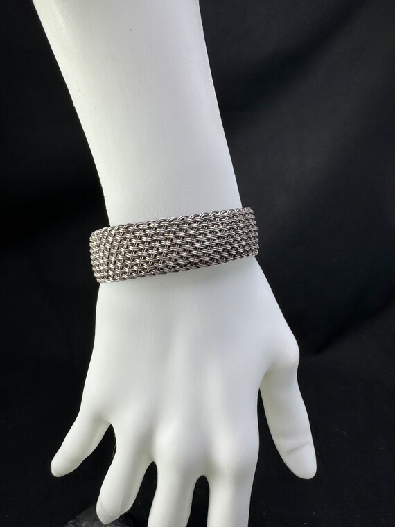 Sterling Silver Cuff: Dramatic, sterling silver s… - image 6