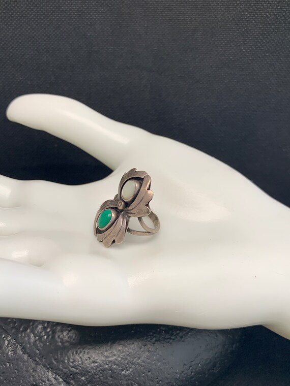 Native American Ring: Shadow Box Old Native Ameri… - image 8