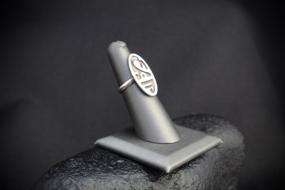 Silver, Native American, Ring: Abstract, sterling… - image 7