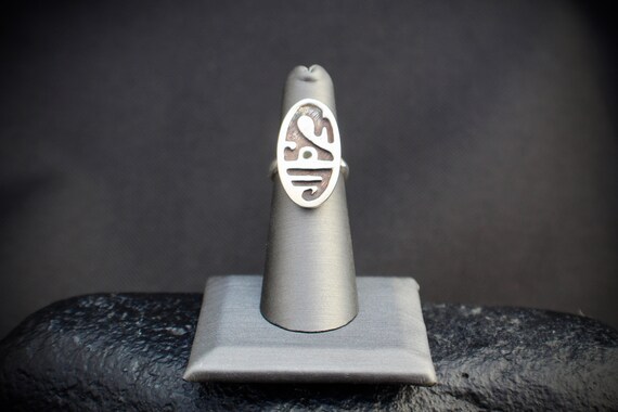 Silver, Native American, Ring: Abstract, sterling… - image 6